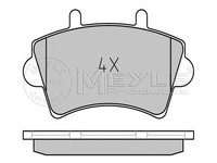 Set placute frana OPEL MOVANO B platou/sasiu - OEM - MEYLE ORIGINAL GERMANY: 0252361318/PD|025 236 1318/PD - W02322105 - LIVRARE DIN STOC in 24 ore!!!