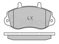 Set placute frana OPEL MOVANO platou/sasiu (U9, E9) - OEM - MEYLE ORIGINAL GERMANY: 0252330218/PD|025 233 0218/PD - W02363357 - LIVRARE DIN STOC in 24 ore!!!