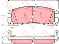 Set placute frana OPEL SINTRA 96- - OEM-TRW: GDB1309|GDB1309 - W02190960 - LIVRARE DIN STOC in 24 ore!!!