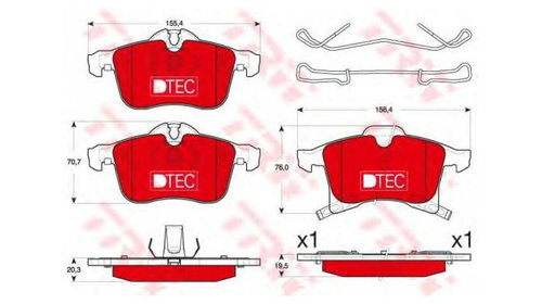 Set placute frana Opel ZAFIRA B (A05) 2005-20