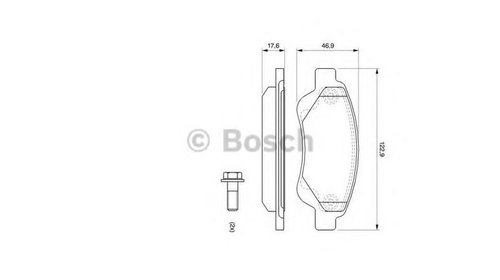 Set placute frana Peugeot 108 2014-2016 #3 04