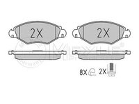 Set placute frana PEUGEOT 206 SW (2E/K) - OEM - MEYLE ORIGINAL GERMANY: 0252359718|025 235 9718 - W02270139 - LIVRARE DIN STOC in 24 ore!!!