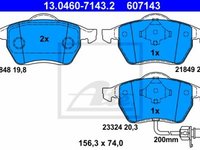 Set placute frana punte fata Abe pt seat alhambra, vw sharan, vw sharan, ford galaxy