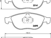 Set placute frana punte fata ALFA ROMEO 147 (937) - OEM - MAXGEAR: 19-0630 - W02179781 - LIVRARE DIN STOC in 24 ore!!!