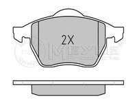 Set placute frana punte fata AUDI A4 (8D2, B5) - Cod intern: W20157966 - LIVRARE DIN STOC in 24 ore!!!