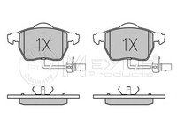 Set placute frana punte fata AUDI A4 B5 Limuzina (8D2) (An fabricatie 01.1995 - 08.2001, 110 - 193 CP, Diesel, Benzina) - OEM - MEYLE ORIGINAL GERMANY: 0252301820/W|025 230 1820/W - LIVRARE DIN STOC in 24 ore!!!