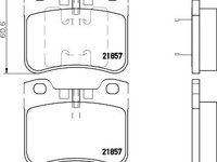 Set placute frana punte fata CITROEN AX -97 SYSTEM HAM. ATE - Cod intern: W20157205 - LIVRARE DIN STOC in 24 ore!!!