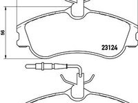 Set placute frana punte fata CITROEN BERLINGO/PARTNER 96- - Cod intern: W20058256 - LIVRARE DIN STOC in 24 ore!!!