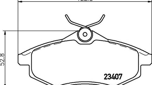 Set placute frana punte fata CITROEN C2 (JM_)