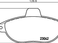 Set placute frana punte fata CITROEN DISPATCH Van (BS_, BT_, BY_, BZ_) - Cod intern: W20157352 - LIVRARE DIN STOC in 24 ore!!!