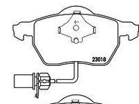 Set placute frana punte fata (cu senzor uzura integrat) VW AUDI A6 01/97- - Cod intern: W20119932 - LIVRARE DIN STOC in 24 ore!!!