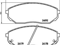 Set placute frana punte fata (cu senzor uzura integrat) KIA SORENTO 02- - Cod intern: W20120170 - LIVRARE DIN STOC in 24 ore!!!