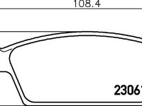 Set placute frana punte fata DAEWOO Tico (An fabricatie 02.1995 - 12.2000, 48 - 52 CP, Benzina) - OEM - MAXGEAR: 19-0480 - LIVRARE DIN STOC in 24 ore!!!