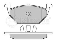 Set placute frana punte fata (fara senzor uzura) VW AUDI A3 96- BORA/GOLF 4 98- - Cod intern: W20119947 - LIVRARE DIN STOC in 24 ore!!!