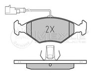 Set placute frana punte fata FIAT Punto II Hatchback (188) (An fabricatie 09.1999 - 03.2012, 130 CP, Benzina) - OEM - MEYLE ORIGINAL GERMANY: 0252322018/W|025 232 2018/W - LIVRARE DIN STOC in 24 ore!!!