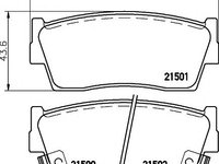 Set placute frana punte fata FORD Fiesta Mk4 Hatchback (JAS, JBS) (An fabricatie 04.1996 - 01.2002, 90 CP, Benzina) - Cod intern: W20119804 - LIVRARE DIN STOC in 24 ore!!!