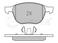 Set placute frana punte fata FORD Focus Mk3 Estate (DYB) (An fabricatie 07.2010 - ..., 85 - 182 CP, Diesel, Benzina, Benzina/Etanol, (LPG)) - OEM - MEYLE ORIGINAL GERMANY: 252372318 |025 237 2318 - LIVRARE DIN STOC in 24 ore!!!