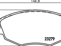 Set placute frana punte fata FORD MONDEO Mk III (B5Y) - OEM - MAXGEAR: 19-0876 - W02338032 - LIVRARE DIN STOC in 24 ore!!!