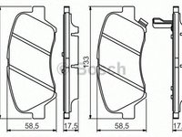 Set placute frana punte fata HYUNDAI I20 14-/RIO 11-/ACCENT 10- - Cod intern: W20277075 - LIVRARE DIN STOC in 24 ore!!!