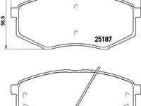 Set placute frana punte fata HYUNDAI IX20 11- SYSTEM TRW - Cod intern: W20157730 - LIVRARE DIN STOC in 24 ore!!!