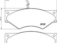 Set placute frana punte fata IVECO Daily II Platou/Sasiu (An fabricatie 05.1991 - 05.1999, 116 - 122 CP, Diesel) - OEM - MAXGEAR: 19-3402 - LIVRARE DIN STOC in 24 ore!!!