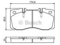 Set placute frana punte fata IVECO DAILY IV platou/sasiu - Cod intern: W20157927 - LIVRARE DIN STOC in 24 ore!!!