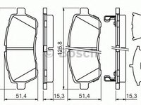 Set placute frana punte fata MAZDA 2 07-/SUZUKI SWIFT 10- QB109-1772 - Cod intern: W20276969 - LIVRARE DIN STOC in 24 ore!!!