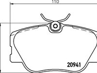 Set placute frana punte fata MERCEDES-BENZ COUPE (C123) - OEM - MAXGEAR: 19-0479 - W02371809 - LIVRARE DIN STOC in 24 ore!!!