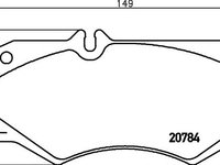 Set placute frana punte fata MERCEDES-BENZ G-CLASS (W460) - OEM - MAXGEAR: 19-0618 - W02155822 - LIVRARE DIN STOC in 24 ore!!!