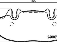 Set placute frana punte fata MERCEDES-BENZ VIANO (W639) - OEM - MAXGEAR: 19-0669 - W02156242 - LIVRARE DIN STOC in 24 ore!!!