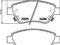 Set placute frana punte fata NISSAN X-TRAIL (T32) - OEM - MAXGEAR: 19-3380 - W02771034 - LIVRARE DIN STOC in 24 ore!!!