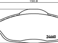 Set placute frana punte fata PEUGEOT 208 - OEM - MAXGEAR: 19-1793 - W02308007 - LIVRARE DIN STOC in 24 ore!!!