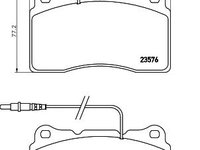 Set placute frana punte fata PEUGEOT 607 00- - Cod intern: W20157818 - LIVRARE DIN STOC in 24 ore!!!