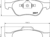 Set placute frana punte fata RENAULT LAGUNA III (BT0/1) - OEM - MAXGEAR: 19-1102 - W02157859 - LIVRARE DIN STOC in 24 ore!!!