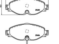 Set placute frana punte fata SKODA SUPERB (3U4) - Cod intern: W20157703 - LIVRARE DIN STOC in 24 ore!!!