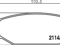 Set placute frana punte fata SUZUKI IGNIS II - OEM - MAXGEAR: 19-1994 - W02745465 - LIVRARE DIN STOC in 24 ore!!!