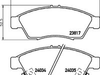 Set placute frana punte fata SUZUKI Liana Saloon (ER, RH) (An fabricatie 10.2001 - ..., 90 - 155 CP, Diesel, Benzina) - OEM - MEYLE ORIGINAL GERMANY: 0252381716/W|025 238 1716/W - LIVRARE DIN STOC in 24 ore!!!