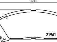 Set placute frana punte fata TOYOTA CELICA (ST20_, AT20_) - Cod intern: W20157538 - LIVRARE DIN STOC in 24 ore!!!