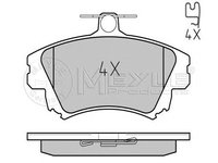 Set placute frana punte fata VOLVO 97- MITSUBISHI CARISMA OO - Cod intern: W20120523 - LIVRARE DIN STOC in 24 ore!!!