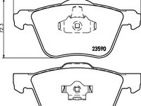 Set placute frana punte fata VOLVO S40 II (MS) - OEM - MAXGEAR: 19-1538 - W02307994 - LIVRARE DIN STOC in 24 ore!!!