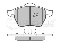 Set placute frana punte fata VW AUDI A3 96-/ TT 98-/ PASSAT 2,0 - Cod intern: W20120513 - LIVRARE DIN STOC in 24 ore!!!