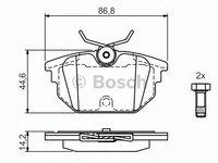 Set placute frana punte spate ALFA ROMEO 145/146/ FIAT MAREA - Cod intern: W20276507 - LIVRARE DIN STOC in 24 ore!!!