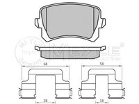 Set placute frana punte spate AUDI Q3 (8UB, 8UG) (An fabricatie 06.2011 - 10.2018, 136 - 211 CP, Diesel, Benzina) - Cod intern: W20120770 - LIVRARE DIN STOC in 24 ore!!!