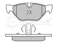 Set placute frana punte spate BMW 1 Convertible (E88) (An fabricatie 03.2008 - 12.2013, 136 - 218 CP, Diesel, Benzina) - Cod intern: W20120704 - LIVRARE DIN STOC in 24 ore!!!