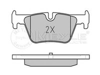 Set placute frana punte spate BMW 1 Hatchback (F20) (An fabricatie 11.2010 - 06.2019, 95 - 224 CP, Diesel, Benzina, Benzina/Etanol) - OEM - MEYLE ORIGINAL GERMANY: 252530717 |025 253 0717 - LIVRARE DIN STOC in 24 ore!!!