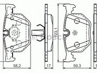 Set placute frana punte spate BMW E65 01- 730-735 - Cod intern: W20276951 - LIVRARE DIN STOC in 24 ore!!!