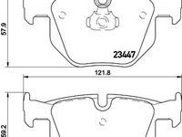 Set placute frana punte spate BMW X5 (E70) - OEM - MAXGEAR: 19-2952 - W02754425 - LIVRARE DIN STOC in 24 ore!!!