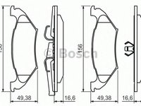 Set placute frana punte spate CHRYSLER VOYAGER 95- - Cod intern: W20157955 - LIVRARE DIN STOC in 24 ore!!!