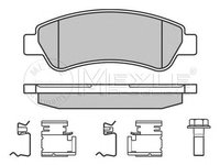 Set placute frana punte spate CITROEN Relay II Platou/Sasiu (250) (An fabricatie 04.2006 - ..., 101 - 177 CP, Diesel) - OEM - MEYLE ORIGINAL GERMANY: 252446519 |025 244 6519 - LIVRARE DIN STOC in 24 ore!!!