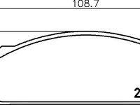 Set placute frana punte spate FIAT 125P/FSO POLONEZ - Cod intern: W20157894 - LIVRARE DIN STOC in 24 ore!!!